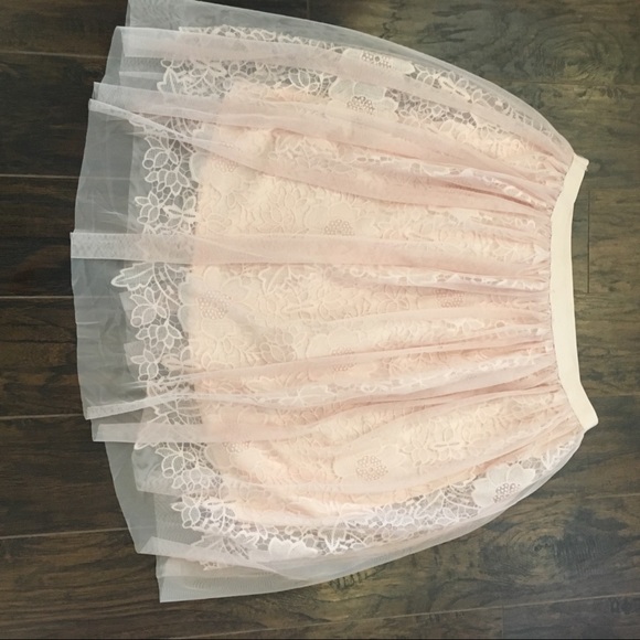 Pink Lace downeast midi skirt size XL - Picture 4 of 6